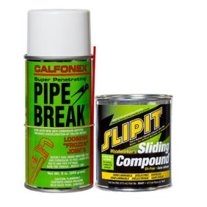 Combo Pack SLIPIT Sil-Free Sliding Compound & Pipe Break *NO AIR SHIP-GRND ONLY*